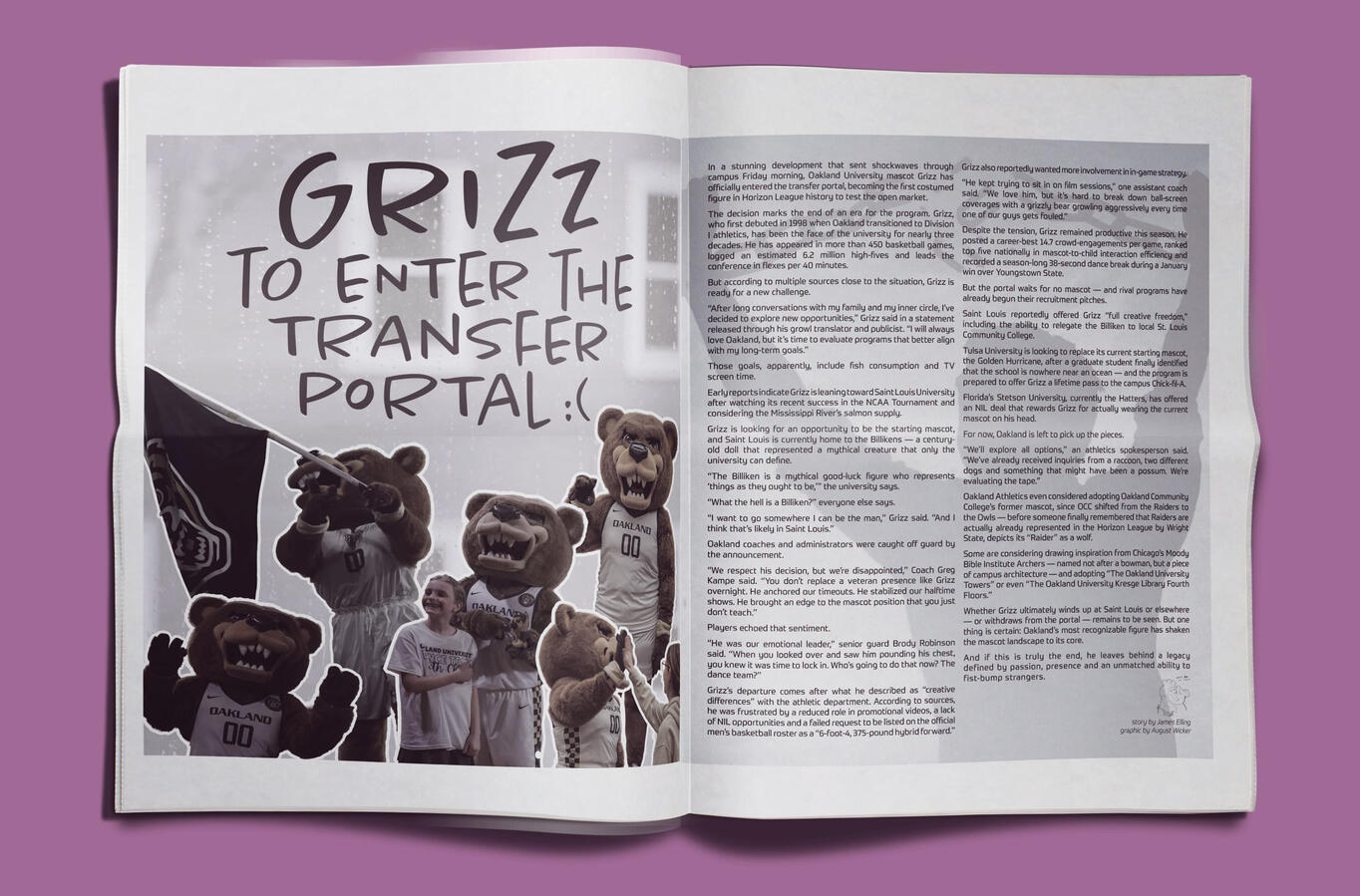 Grizz enters the transfer portal - Apr 1, 2026
