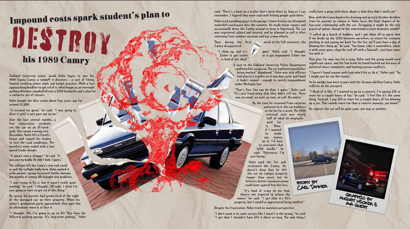 1989 Camry destroyed - October 8, 2025