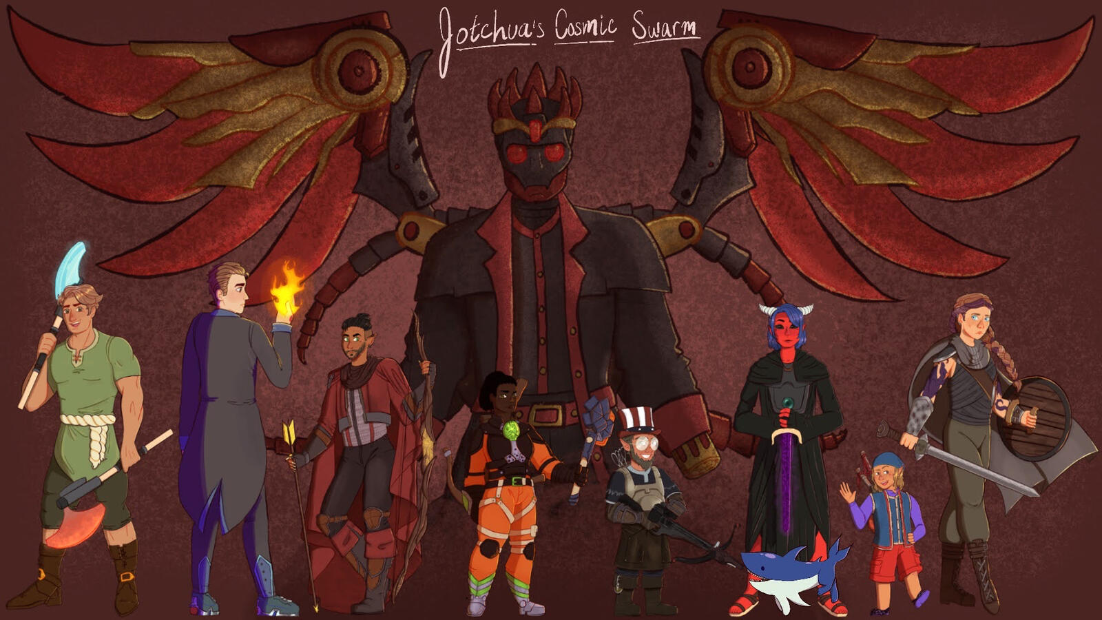 Dungeons & Dragons commission (2024)